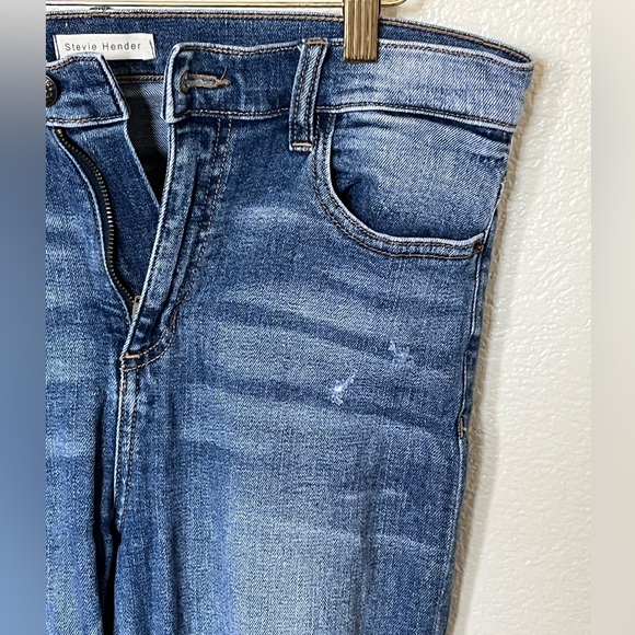 Stevie Hender Denim Distressed Skinny Jeans - Picture 2 of 8